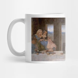 The Last supper CAT meme Mug